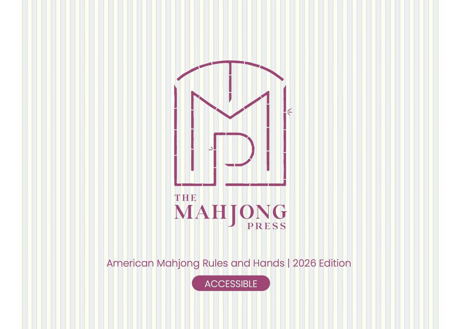 2026 American Mahjong Card – Accessible Edition