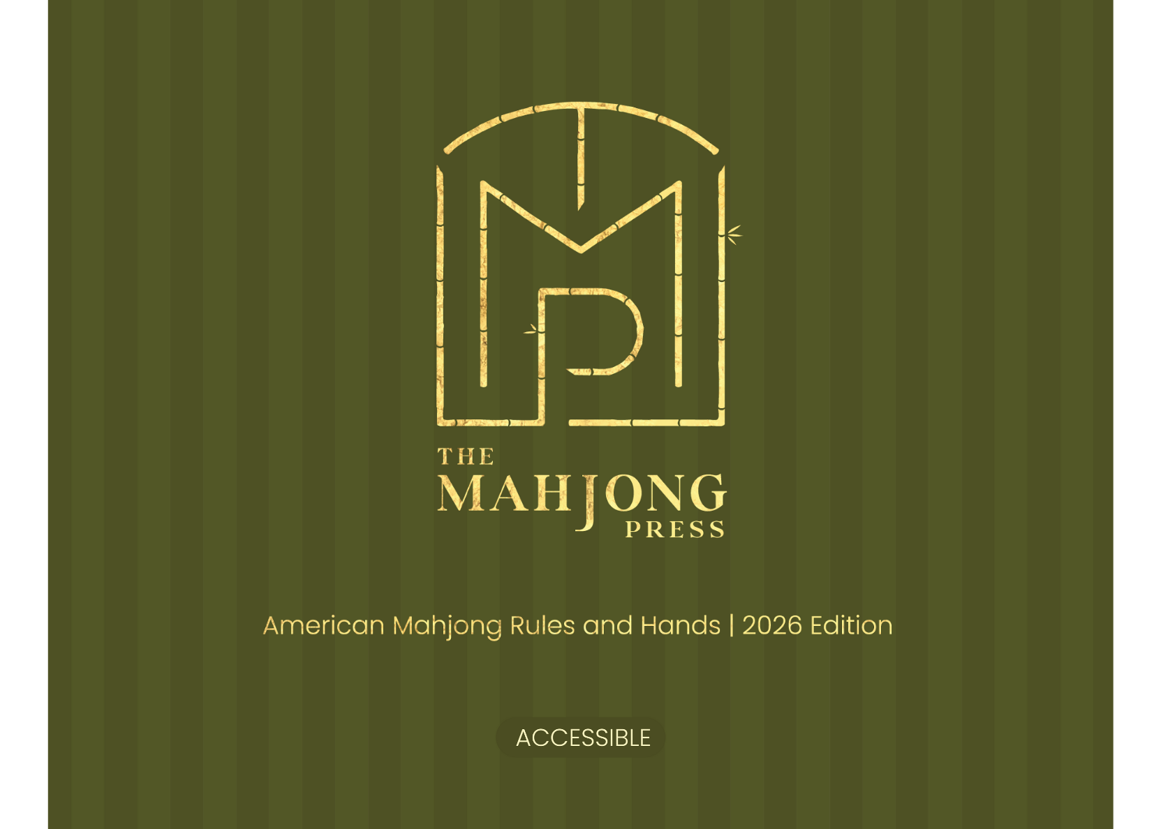 2026 American Mahjong Card – Accessible Edition