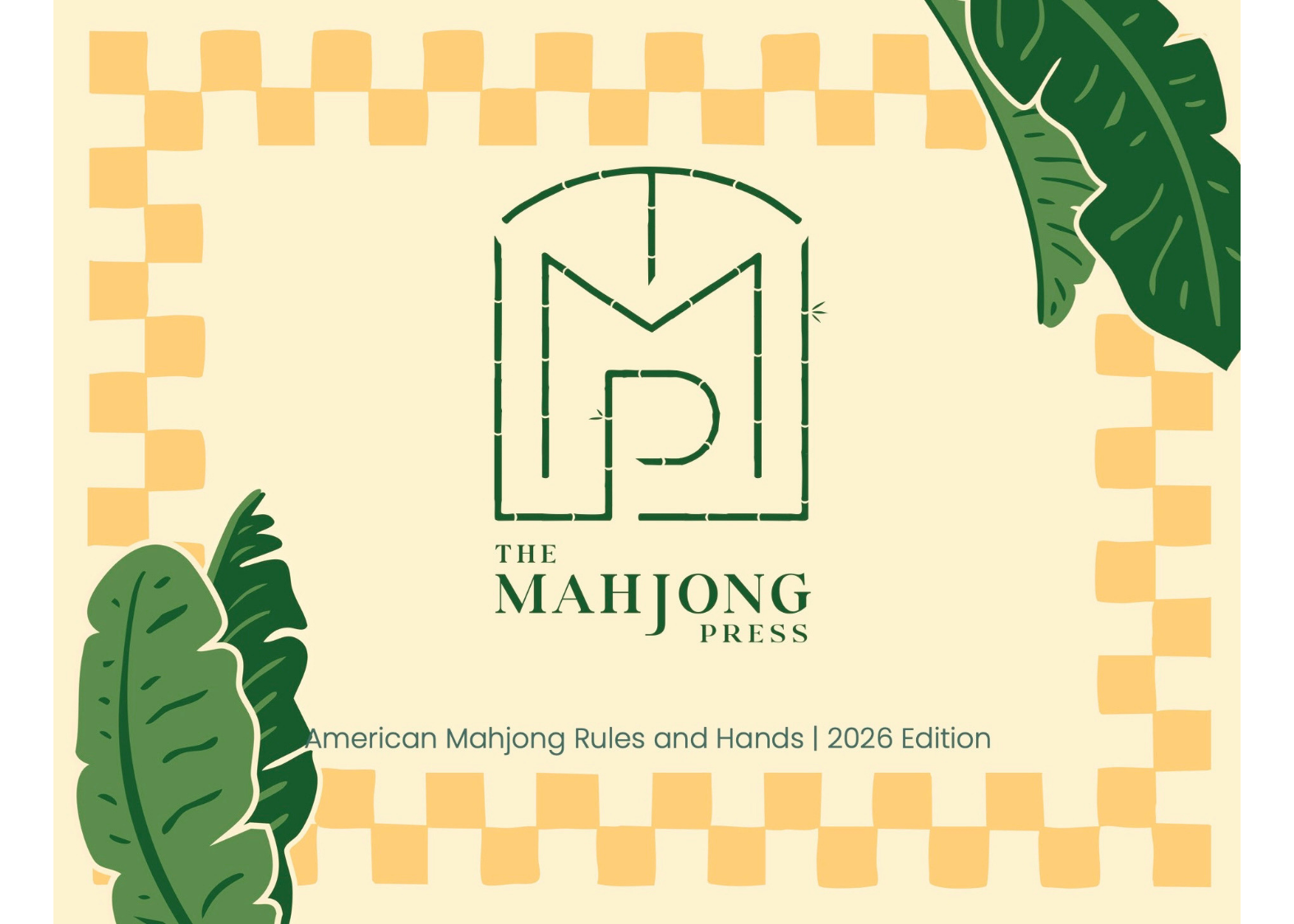 2026 American Mahjong Card – Annual Edition - Tropics Cover